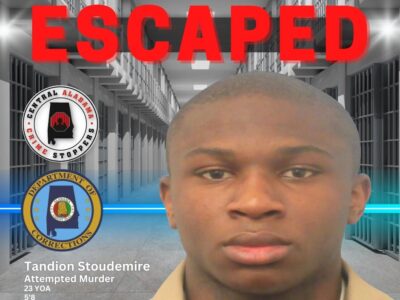 Elmore County: Staton Facility Prisoner Escapes; Reward Offered for Information
