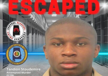 Elmore County: Staton Facility Prisoner Escapes; Reward Offered for Information
