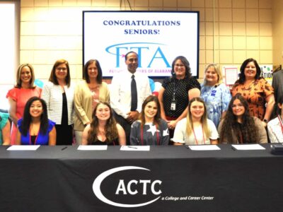 Autauga County Technology Center hosts future teachers of Alabama signing day.