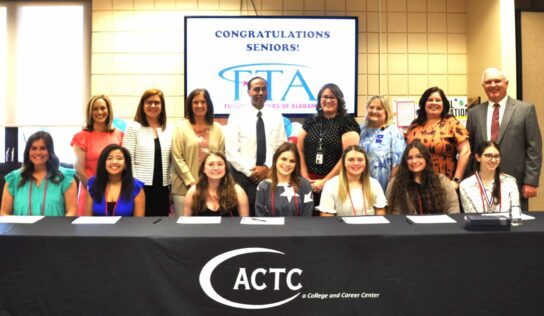 Autauga County Technology Center hosts future teachers of Alabama signing day.