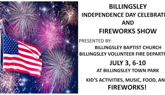 Patriotic Celebration coming to Billingsley July 3; Mark your Calendar