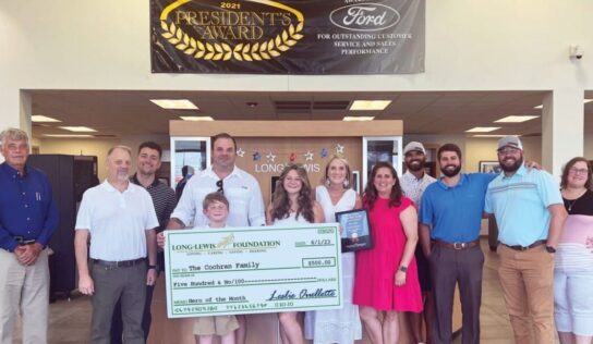 Cochran Family named Long-Lewis Hero of the Month of May