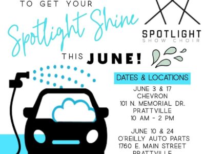 Prattville High’s Spotlight Show Choir Fundraising each Saturday in June with Car wash events
