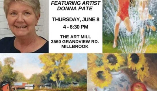 Art Exhibition, Reception for Donna Pate is Thursday at The Art Mill