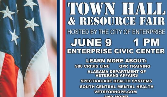 Alabama’s Challenge, City of Enterprise to Host Veterans Well-Being Town Hall and Resource Fair