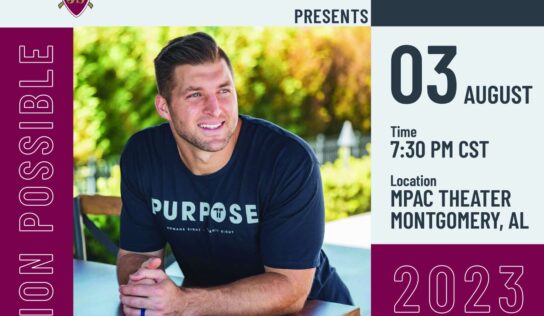 ‘A Night with Tim Tebow’: Fundraiser to benefit Joe Sewell Memorial Award and Scholarship Program