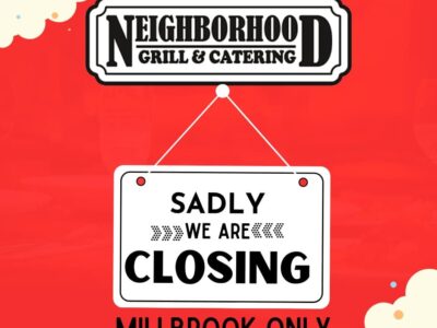 Neighborhood Grill of Millbrook announces Permanent Closure of store