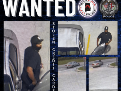 Prattville – Stolen Credit Cards Investigation – Cash Reward Offered