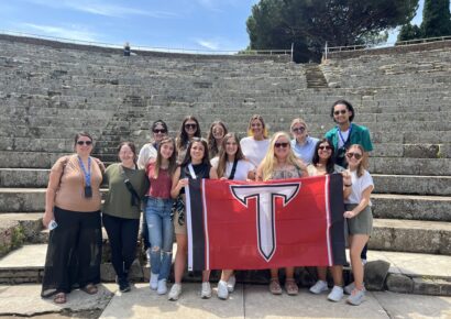 Troy University students from our Area study abroad during 2022-23 school year