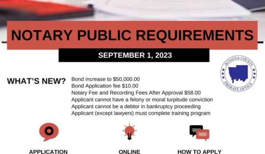 Notary Public Requirements are Changing in Alabama Effective September 1