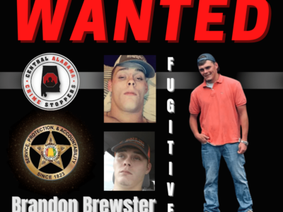 Wanted – Fugitive Brandon Brewster – Cash Reward Offered