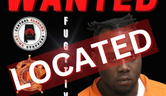 Montgomery Fugitive with Multiple Felony Charges Located