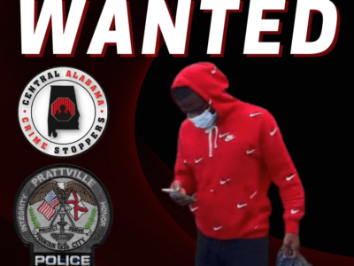 Prattville-Stolen Debit Card Investigation–Cash Reward Offered