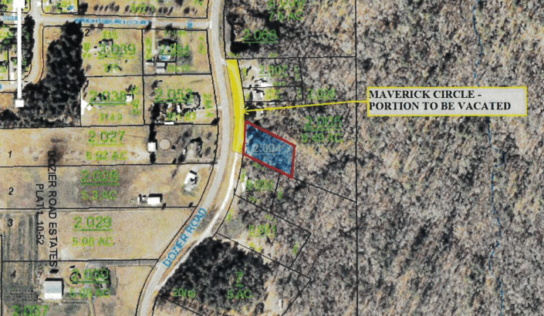 Property Owner Petitions Elmore County Commission to Abandon Right of Way and Asset to Vacation