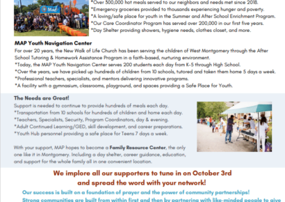 Mercy House of Montgomery – 3rd Annual Day of Dreams Telethon Oct. 3 Helps Montgomery Families in Need