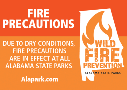 Fire Precautions reinstated for All Alabama State Parks