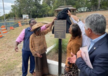 Newly Renovated Pavilion at North Highland Park Dedicated to Mary Virginia Harris