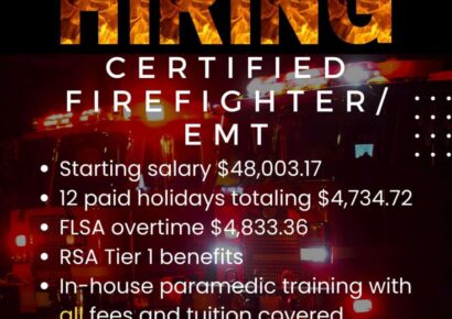 Prattville Fire Department is Hiring; Want to Start a New Career?