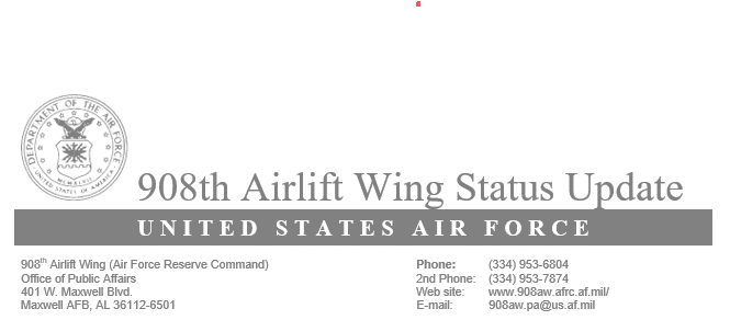 908th Airlift Wing November Update