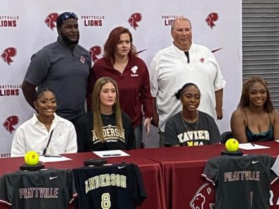 Four Prattville Softball Players Sign College Scholarships on Signing Day