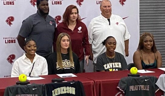 Four Prattville Softball Players Sign College Scholarships on Signing Day