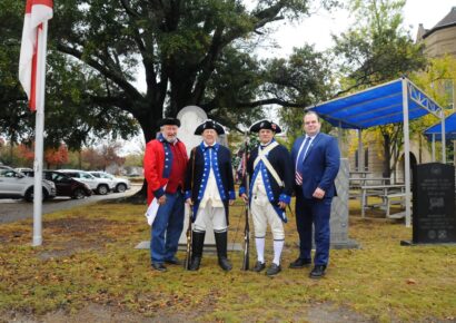 American Legion post 122 braves inclement weather for Veterans Day ceremony