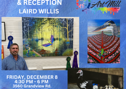 Laird Willis: The Art Mill of Millbrook to host Art Exhibition, Reception Friday