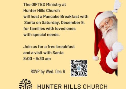 Hunter Hills Church hosting special Pancakes with Santa Dec. 9
