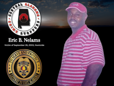 Phenix City – Police Seeking Information Regarding 20-year-old cold case – $10,000.00 Cash Reward Offered