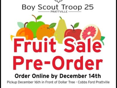 Fruit Sale: Prattville Boy Scout Troop 25 Fundraiser Happening Now