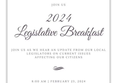 Millbrook Chamber to host Legislative Breakfast Feb. 23; Tickets are $20