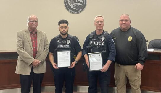 Millbrook Officers recognized for Saving Life of Resident