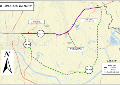 If you travel Hwy. 14 through Dallas County, Make note of this Detour for bridge replacement