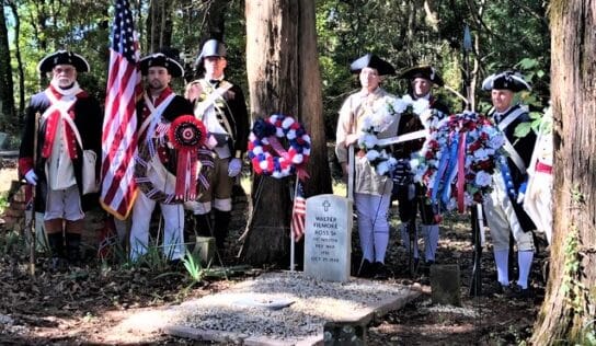 Gen. John Archer Elmore SAR Chapter Honors Revolutionary War Soldier Walter Filmore Ross, Sr.