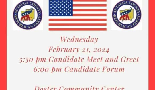 Candidates in upcoming election will speak tonight at Doster Center in Prattville; Public welcome