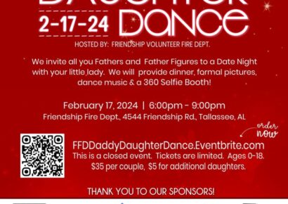 Friendship Fire Department Daddy Daughter Dance tickets on sale through Friday