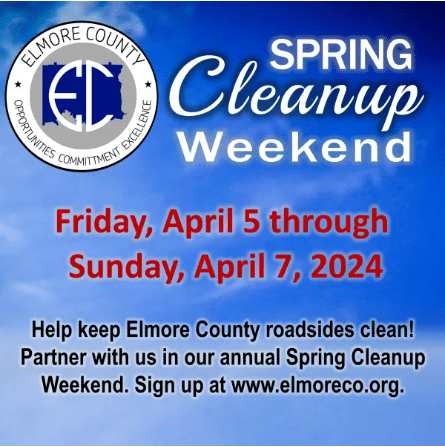 Registration Open for Elmore County Spring Cleanup Event