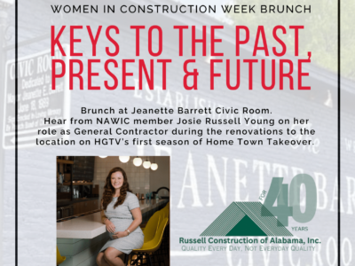 Keys to the future: Women in Construction Week standing strong first week of March