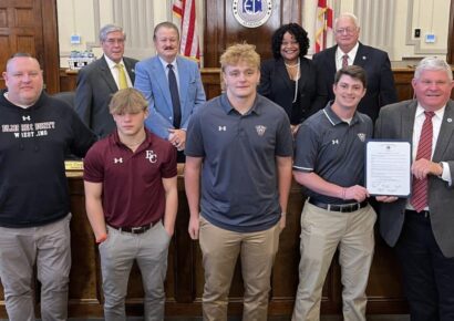 State Champion Wrestlers honored by Elmore County Commission
