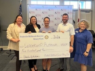 Prattville Millbrook Sunrise Rotary Club supports Leadership Autauga County