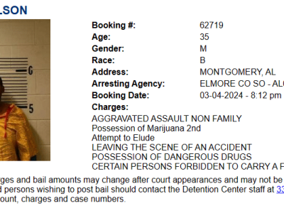 Prattville Police assist ALEA in High Speed Pursuit; Montgomery Man in Custody