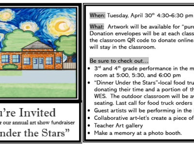 Art Under the Stars coming to Wetumpka Elementary April 30