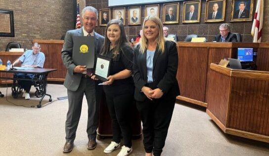 City Council honors National Public Safety Telecommunicators Week, Kaci Stetter awarded Telecommunicator of the Year