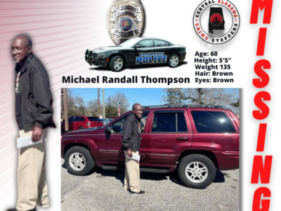 Missing in Tallassee: Police Seek Michael Randall Thompson, 60; Reward Offered for Info