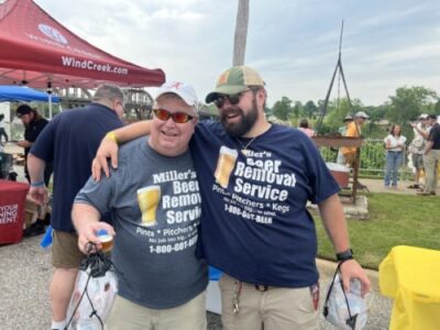 It was mostly sunshine and all smiles for the CoosaPalooza Brewfest