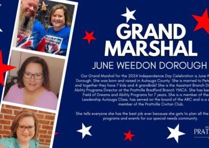 Grand Marshal for Prattville Parade will be June Weedon Dorough