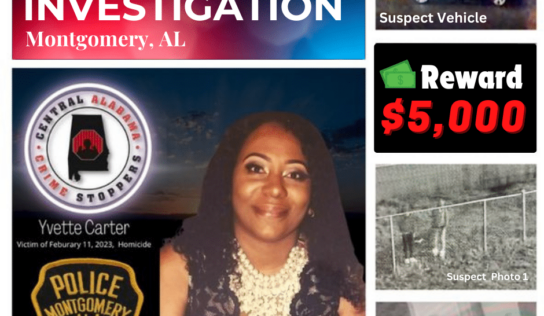 Reward is $5,000 for 2023 Montgomery homicide of Yvette Carter