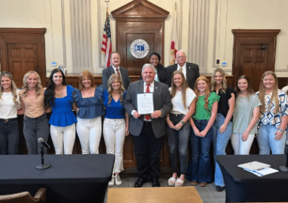 Elmore Commission honors Edgewood Academy State Champion Basketball Teams