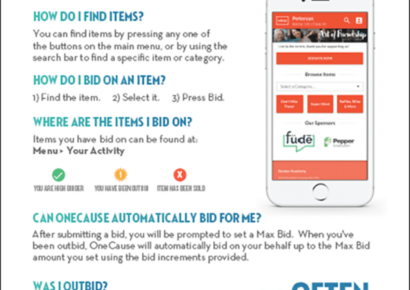 AWF online Silent Auction happening now! Bidding ends at 6:30 tonight