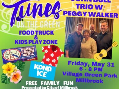 John Bull Trio to perform this evening at Village Green in Millbrook